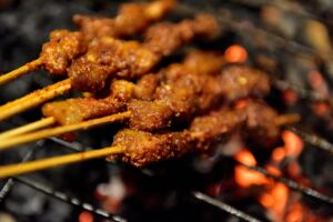 Satay Skewers with Peanut Sauce - 20 Serves