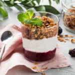 Granola Cup with Vanilla Bean Yoghurt & Berry Compote